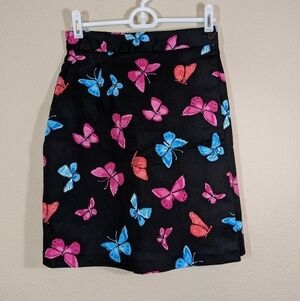 Colorful Butterflies Casual Summer Skorts